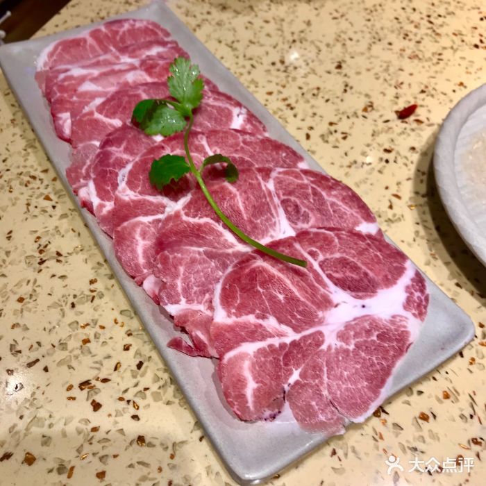 重庆醉湘亲老火锅(顺道街店)土猪大肉片图片 - 第1张