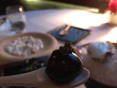 烟熏鹌鹑蛋配鱼子酱-三嚥阁 La Villa Restaurant