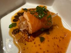 洋葱三文鱼卷-天狗山料理(省体店)
