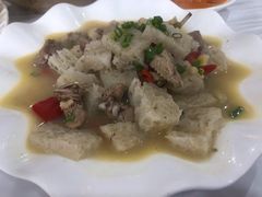 雪魔芋烧鸭-明升萝卜汤