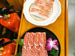 -明洞阿姨·韩式酱蟹烤肉·创意料理(三元桥店)