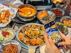 -明洞阿姨·韩式酱蟹烤肉·创意料理(三元桥店)