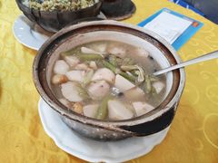沙白芋仔芋苗煲-台山第一家兴华黄鳝饭·黄鳝婆(开平店)