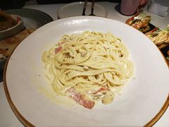 奶油蘑菇培根意面-秀儿家の小确幸花园西餐厅