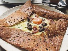 鸡蛋蘑菇熏肉荞麦可丽饼-RAC BAR(安福路店)