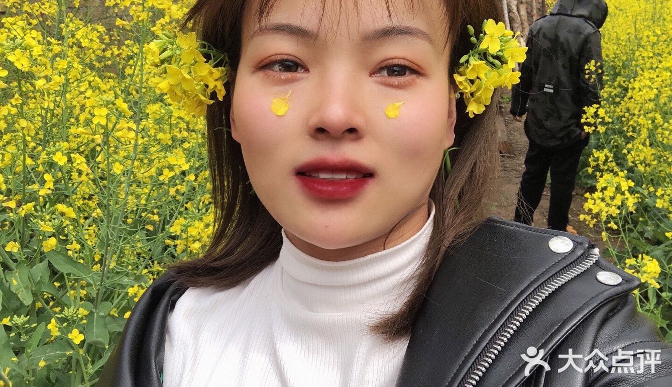 油菜花盛开地