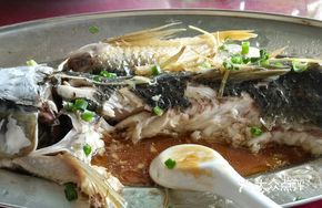 Braised Carp with Preserved Olives