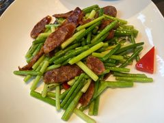 手工香肠炒蒜苗-曾宴·楚菜(湖北省博物馆店)