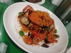 膏蟹避风塘做法-谢记上海大排档(长寿路店)