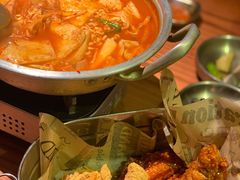 泡菜肥牛部队锅-春熙台韩国料理·章鱼肥牛(西丽店)