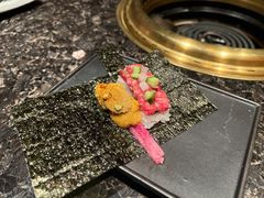 海胆生牛肉手卷-老乾杯和牛烧肉(王府中环店)