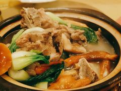 筒骨杂菌煲-桐庐窄溪野鱼馆