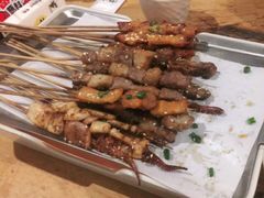 烤羔羊肉串-木屋烧烤(岗顶二店)