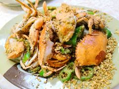 姜葱炒花蟹-贞姨美食·老字号海鲜大排档