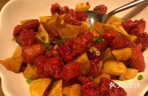 Sweet Potato and Lychee Pork