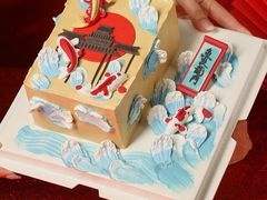 -咖咖熊蛋糕定制·英国蓝风车动物性淡奶油