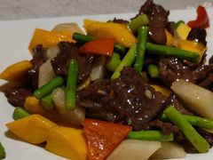 香芒爆牛肉-富黎华海鲜大酒楼(正大广场店)