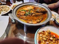-东来菜馆•手抓海鲜家常菜•海鲜锅贴(鸽子窝店)