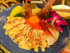 火焰帝皇蟹脚大虾盖饭-渔井食堂(新洲店)