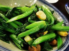 猪油渣炒菜心-玥记茶餐厅(十字门华发商都一期绸带店)