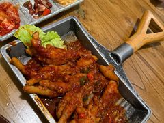 香辣鸡爪年糕-恩你小木屋·韩式料理(假日广场店)