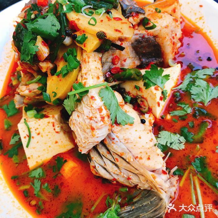 海韵人家(双廊店)酸辣木瓜鱼图片