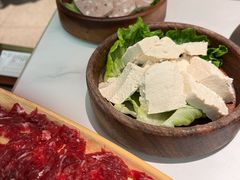 豆腐-左庭右院鲜牛肉火锅(新梅广场店)