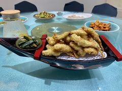 苔菜黄花鱼-君霖海鲜私房菜(春柳店)