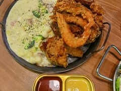 必点炸鸡翅配年糕-HOTISLAND海鸡岛·韩国料理(江南西店)