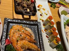 铁板蒜蓉大虾-三石铁板烧(紫竹桥店)