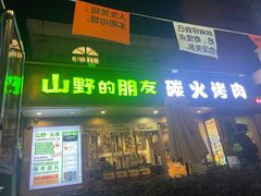 -山野的朋友露营炭火烤肉