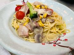奶油蘑菇意面-蘑菇餐厅(小火瓦巷店)