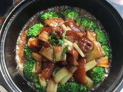 石锅葱焗猪蹄花-船家渔(徐州北路店)