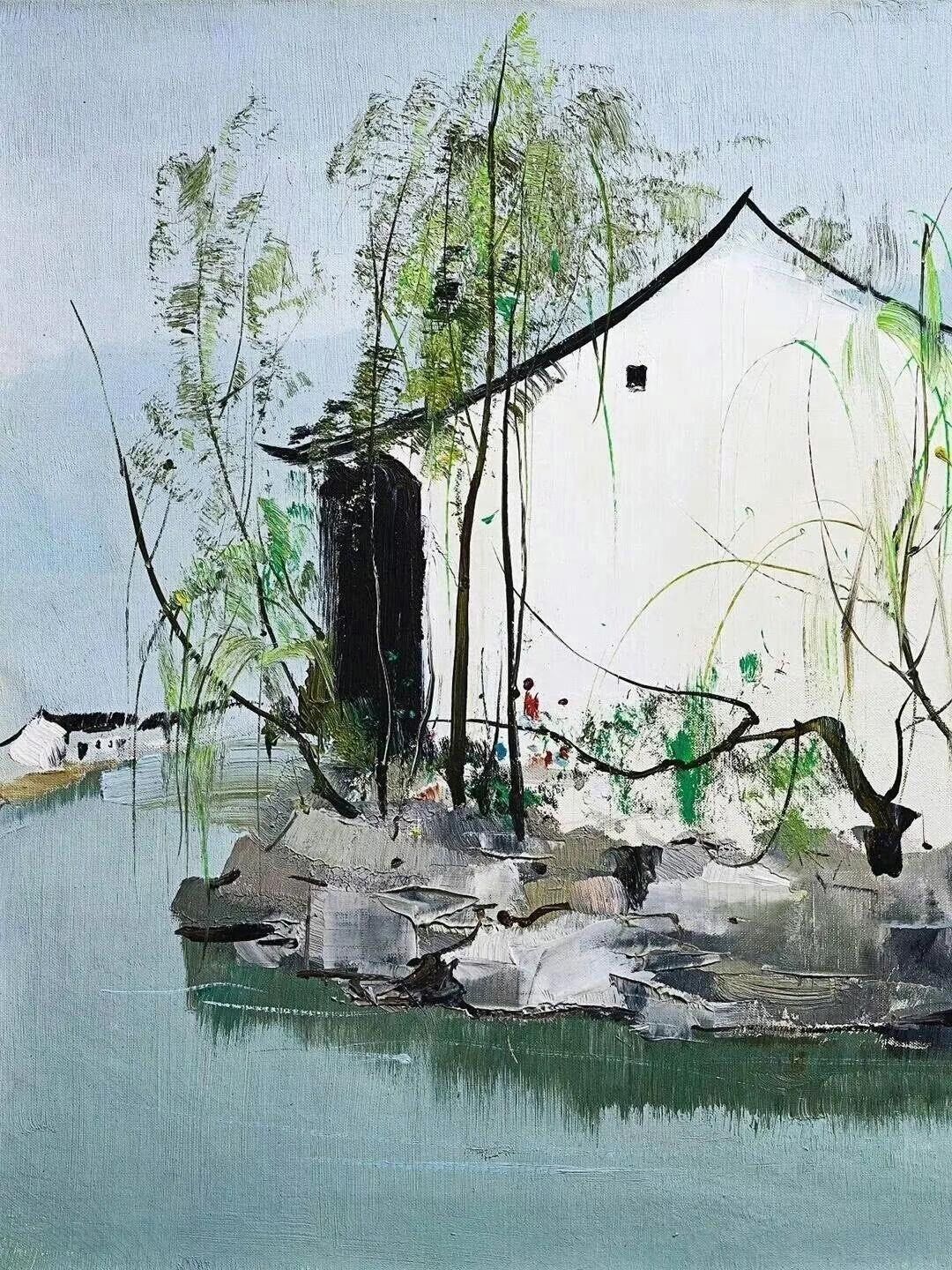 吴冠中美术作品欣赏