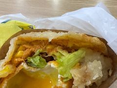 -小红车炸蛋葱油饼