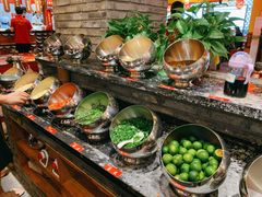自助调料区-谭鸭血老火锅(远大购物广场店)