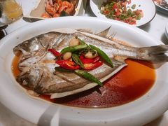 葱椒鲈鱼-绿茶餐厅(深圳龙华天虹购物中心店)