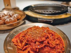 辣白菜炒五花-老板娘的烤肉店(港湾广场店)