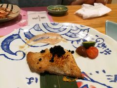 鳕鱼佐柚子酱-花潮料理艺食馆(世欧广场店)