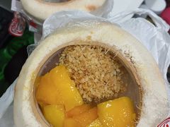 招牌青椰子冻加芒果-广德记·椰子冻手制甜品(福田总店)