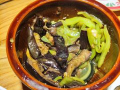 皮蛋辣椒擂茄子-小放牛炒菜馆(中山路乐汇城店)