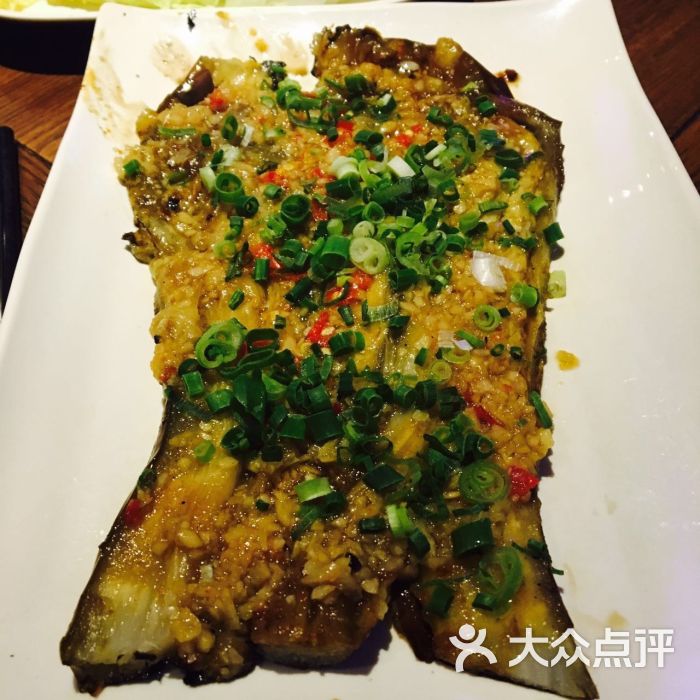b仔烧烤音乐餐吧-烤茄子-菜-烤茄子图片-深圳美食-大众点评网