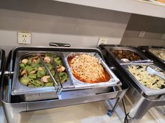 自助取餐区-鹈鹕素食餐厅自助餐部(正阳街店)
