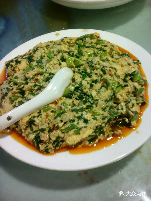 福河园臭豆腐炒茼蒿图片