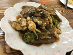 紫苏豉汁炒圣子-南记食粥坊·宵夜大排档(岭南分店)