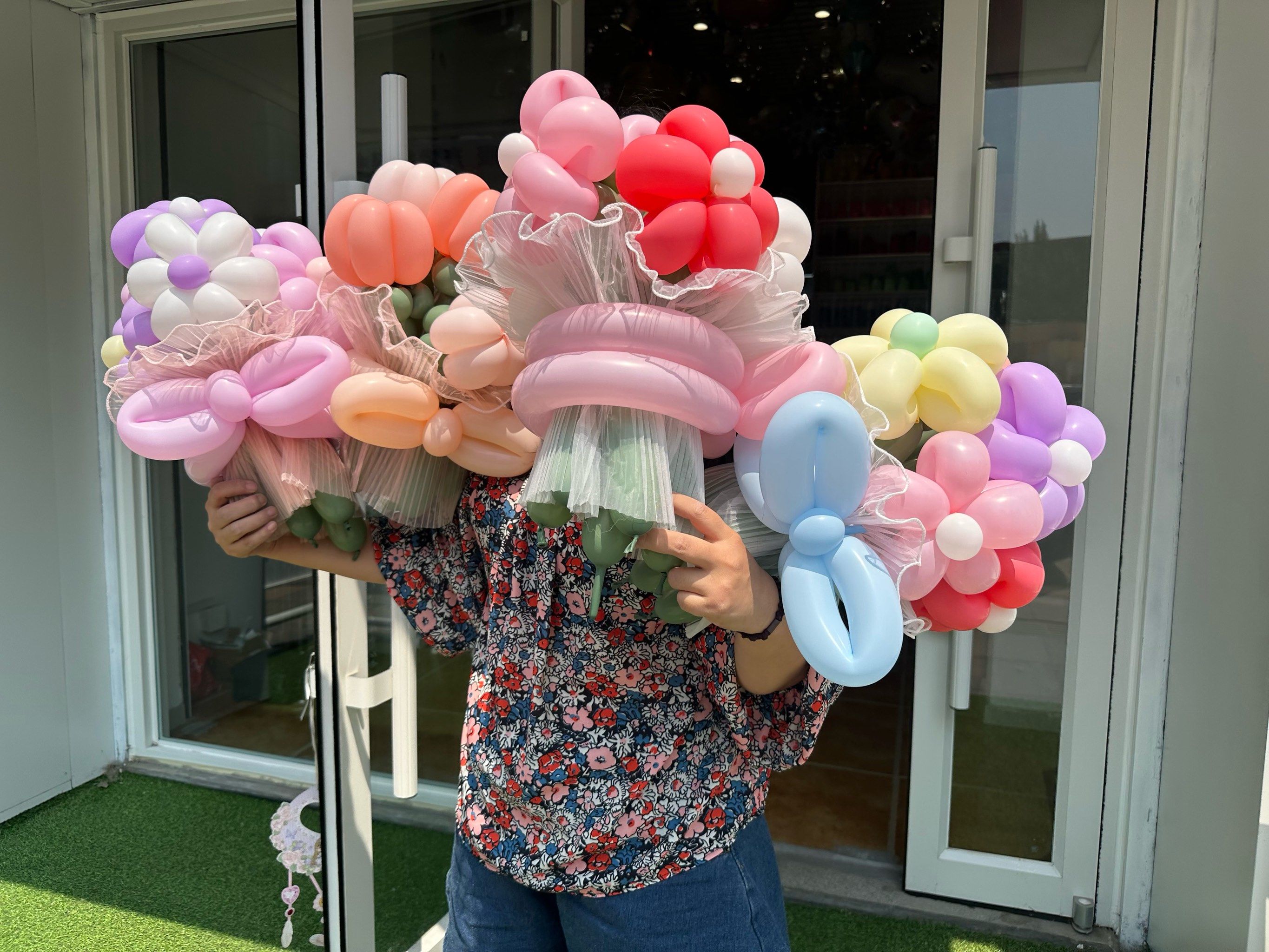 最近超火的97气球小花束.39.9元快快入手.