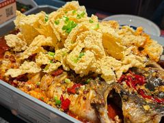 黄金甲甜麻辣烤鱼-鱼酷活鱼烤鱼(山西旗舰店)