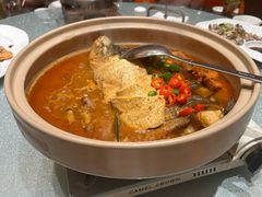 招牌砂锅鱼头煲-新天明砂锅鱼头煲