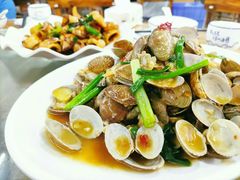 豉椒炒花蛤-明记海鲜大排档(巽寮湾店)
