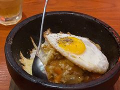 咖喱芝士石锅拌饭-大阪烧肉BAKA一代(十亩地店)